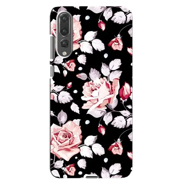 Чехол с принтом «Цветочки на черном» для Huawei P20 Pro (CLT-L04) Чехол с принтом «Цветочки на черном» для Huawei P20 Pro (CLT-L04)