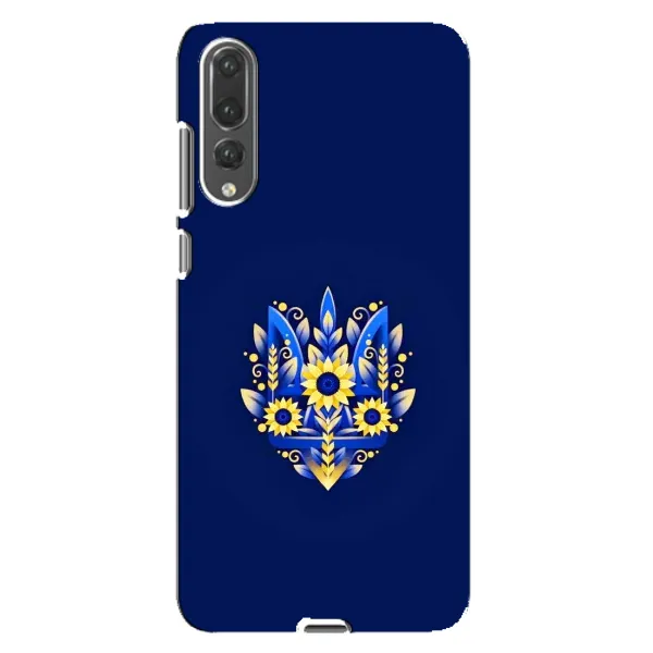 Чехол с принтом «Цветочный Герб» для Huawei P20 Pro (CLT-L04)