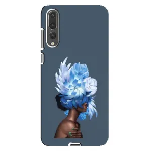 Чехлы (ART) Цветы на Huawei P20 Pro, CLT-L04 (VPrint) (Цветы на голове)