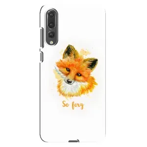 Чохли з картинкою Лисичка для Huawei P20 Pro, CLT-L04 (VPrint) (Дівчинка Лиса)