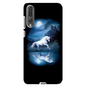 Чехол для Хуавей П20 Про - (Единорожки - Новинки) (AlphaPrint) (Единорог)