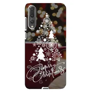 Різдвяні Чохли для Huawei P20 Pro, CLT-L04 (VPrint) (Ялинка яскрава)