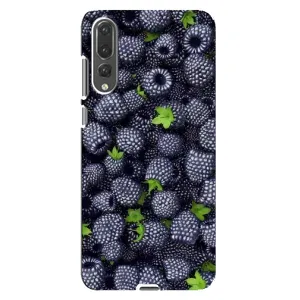 Чехлы с Фруктами для Huawei P20 Pro, CLT-L04 (VPrint) (Ежевика)