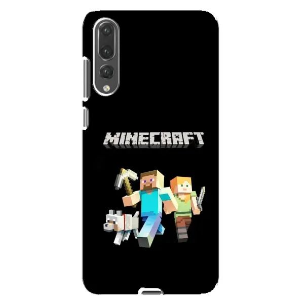 Чехол с принтом «герои Minecraft» для Huawei P20 Pro (CLT-L04)