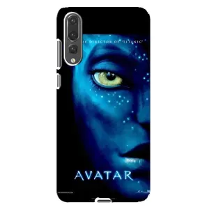 Чехлы с фильма АВАТАР для Huawei P20 Pro, CLT-L04 (AlphaPrint) (глаз Аватара)