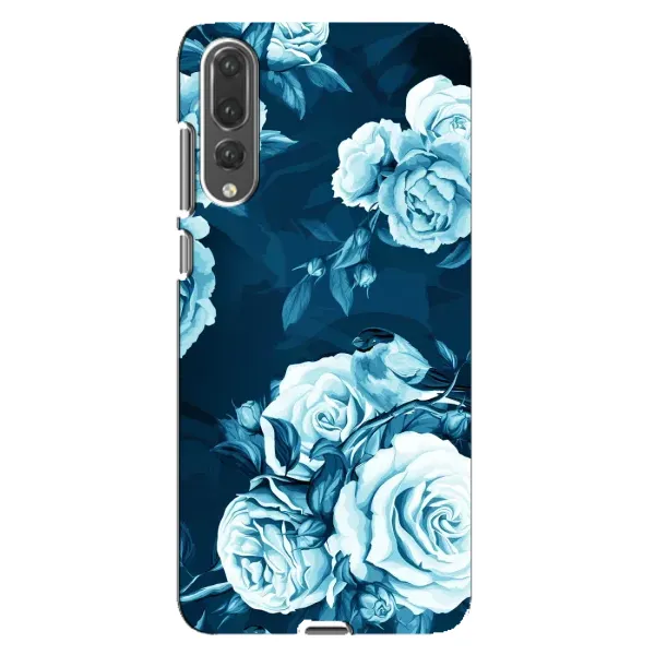 Чехол с принтом «Голубые Бутоны» для Huawei P20 Pro (CLT-L04)