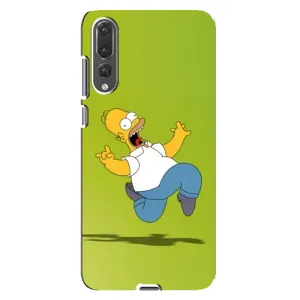 Чехол с Симпсонами для Huawei P20 Pro, CLT-L04 (VPrint) (Гомер Симпсон)