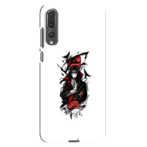 Чехлы на тему: Итачи Учиха для Huawei P20 Pro, CLT-L04 (AlphaPrint) (Итачи с атрибутами)