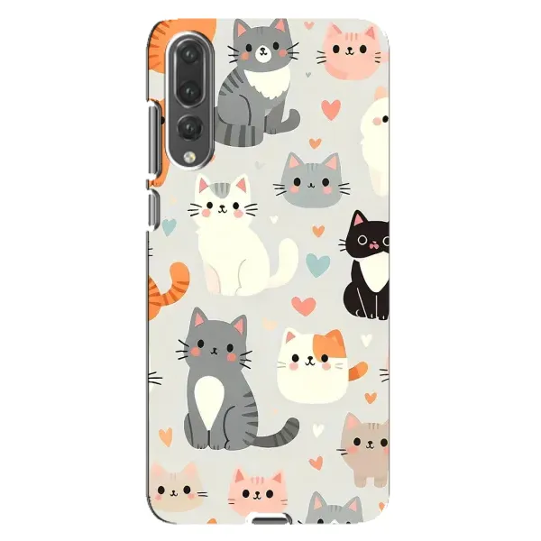 Чехол с принтом «Коллаж котов» для Huawei P20 Pro (CLT-L04)