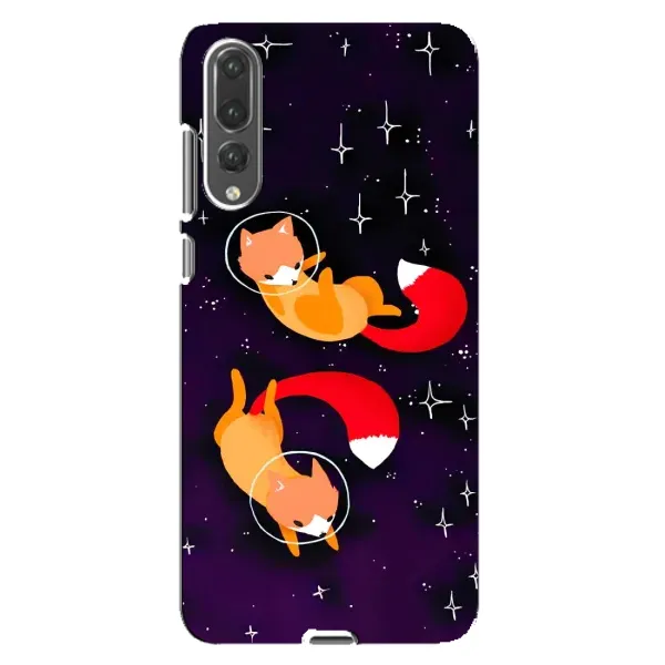 Чохол з принтом «Лисички космонавти» для Huawei P20 Pro (CLT-L04)