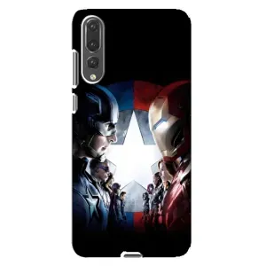 Чехлы с героями Марвел Huawei P20 Pro, CLT-L04 (VPrint) (Марвел стайл)
