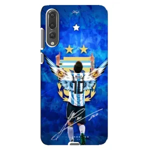 Чехлы для Huawei P20 Pro, CLT-L04 (Leo чемпион) (AlphaPrint) (Месси сборная)