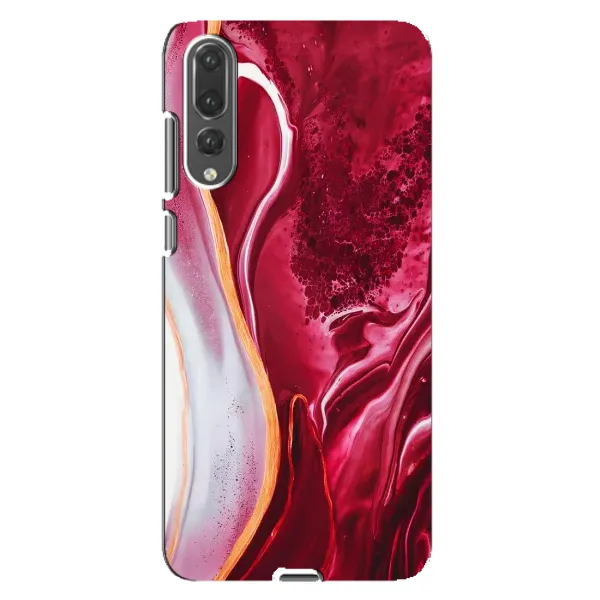 Чехол с принтом «Мрамор красный» для Huawei P20 Pro (CLT-L04)