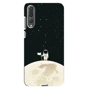 Космические Чехлы для Хуавей П20 Про (VPrint) (На луне)