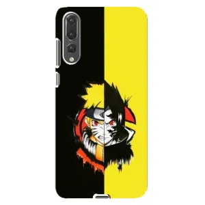 Naruto Anime Чехлы для Хуавей П20 Про (AlphaPrint) (Наруто-Итачи)