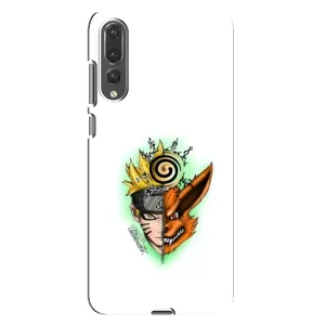 Naruto Anime Чехлы для Хуавей П20 Про (AlphaPrint) (Наруто Курама)