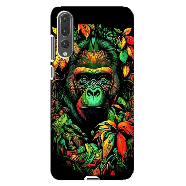 Чохол з принтом «Мавпа в квітах» для Huawei P20 Pro (CLT-L04)