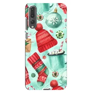 Новорічні Чохли для Huawei P20 Pro українською: (VPrint) (Одяг НР)