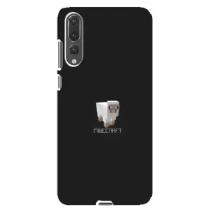 Чехол Майнкрафт на Huawei P20 Pro, CLT-L04 (AlphaPrint) Minecraft (Овечка Майнкрафт)