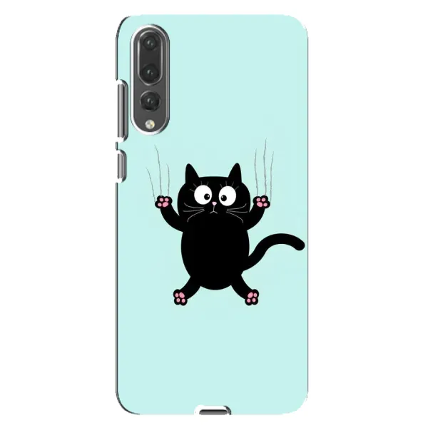 Чехол с принтом «Падающий кот» для Huawei P20 Pro (CLT-L04)