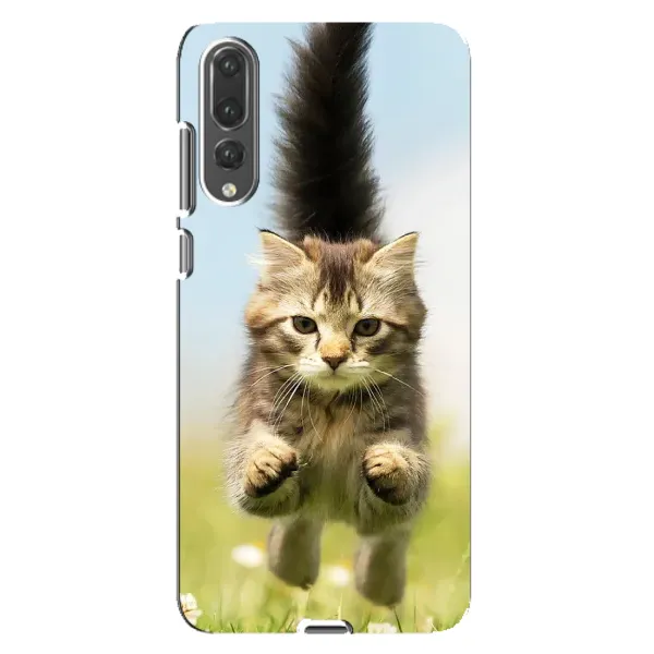 Чехол с принтом «Прыжок кота» для Huawei P20 Pro (CLT-L04)
