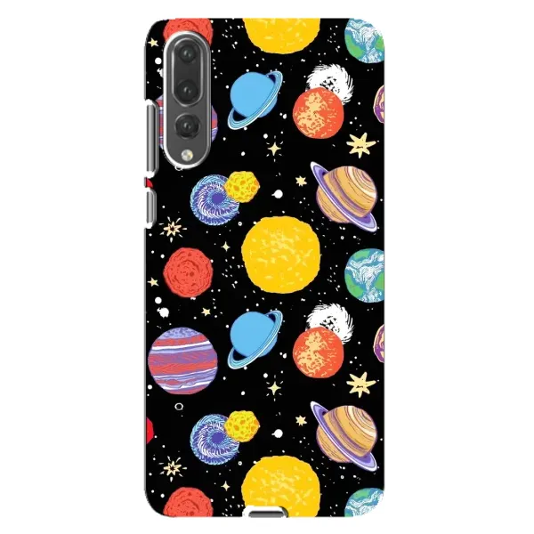 Чехол с принтом «Рисованные планеты» для Huawei P20 Pro (CLT-L04)