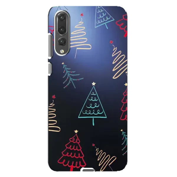 Чохол з принтом «Різдвяні ялинки» для Huawei P20 Pro (CLT-L04)
