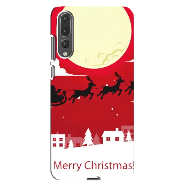 Чехол с принтом «Санта с оленями» для Huawei P20 Pro (CLT-L04) Чехол с принтом «Санта с оленями» для Huawei P20 Pro (CLT-L04)
