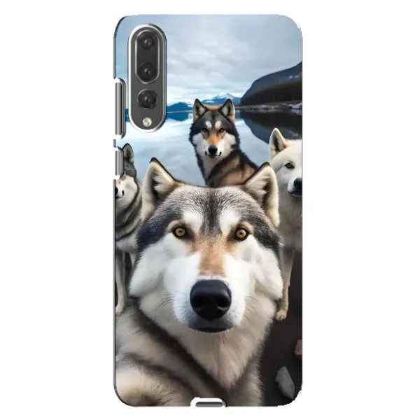 Чохол з принтом «Селфі Хаскі» для Huawei P20 Pro (CLT-L04) Чохол з принтом «Селфі Хаскі» для Huawei P20 Pro (CLT-L04)
