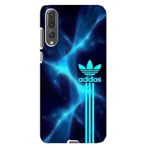 Чехлы Адидас для Huawei P20 Pro, CLT-L04 (AlphaPrint) (Синий Адидас)