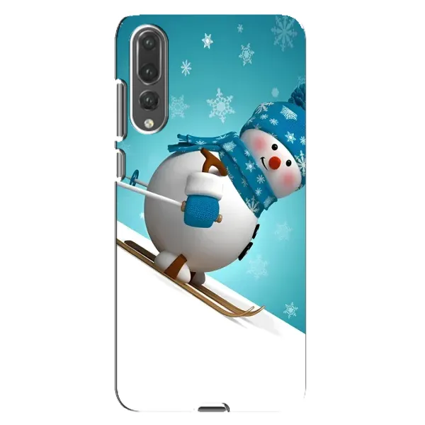 Чехол с принтом «Снеговик на лыжах» для Huawei P20 Pro (CLT-L04)