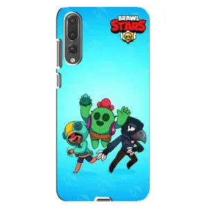 Чехлы Brawl Stars для Huawei P20 Pro, CLT-L04 (AlphaPrint) (Трио героев)