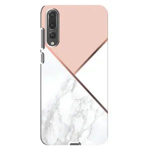 Мраморный чехол на Huawei P20 Pro, CLT-L04 (VPrint) (Тройной мрамор)