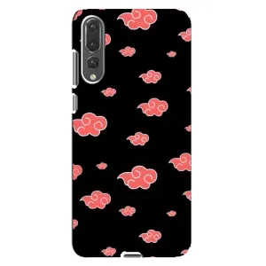 Чехлы Персонажи Аниме Наруто для Huawei P20 Pro, CLT-L04 (AlphaPrint) (Тучки Аниме)