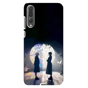 Чехлы Венсдей на Huawei P20 Pro, CLT-L04 Уэнсдей (AlphaPrint) (Уэнздей и Инид)