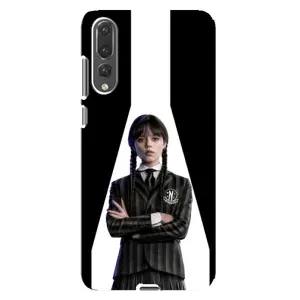 Чехлы Венсдей на Huawei P20 Pro, CLT-L04 Уэнсдей (AlphaPrint) (W-Wednesday)