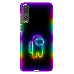Чехол Амонг Ас для Huawei P20 Pro, CLT-L04 (AlphaPrint) (Яркий скин)