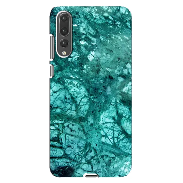 Чехол с принтом «Зеленый мрамор» для Huawei P20 Pro (CLT-L04)