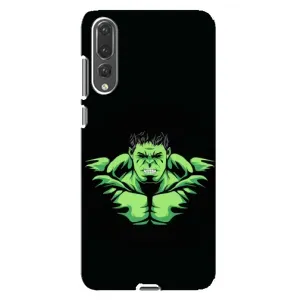 Чехлы с героями Марвел Huawei P20 Pro, CLT-L04 (VPrint) (Зелёный Халк)
