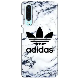 Чохли Адидас для Huawei P30 (AlphaPrint) (Адідас на мраморі)