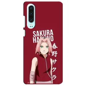 Чохли Персонажі Аніме Наруто для Huawei P30 (AlphaPrint) (Аніме Сакура)