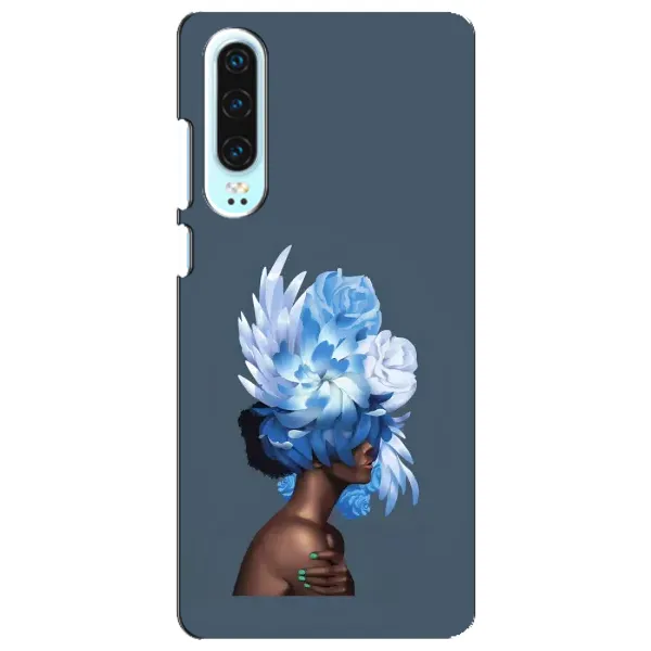 Чехол с принтом «Цветы на голове» для Huawei P30