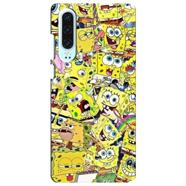 Чехол с принтом «Эмоции Спанч Боба» для Huawei P30