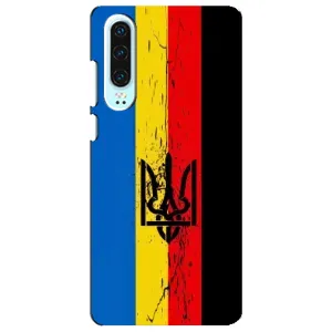 Украинские Чехлы для Huawei P30 с картинкой УПА (AlphaPrint) (Флаг УПА)
