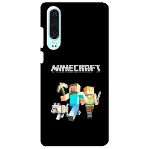 Чохол Майнкрафт на Huawei P30 (AlphaPrint) Minecraft (герої Minecraft)