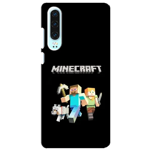Чехол с принтом «герои Minecraft» для Huawei P30