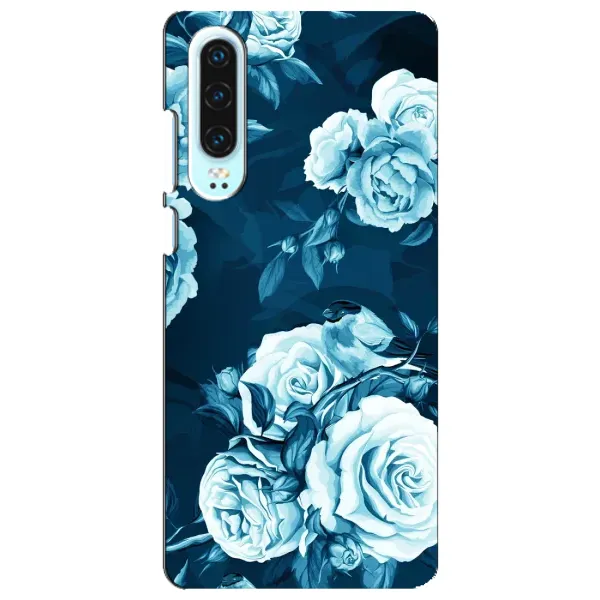 Чехол с принтом «Голубые Бутоны» для Huawei P30