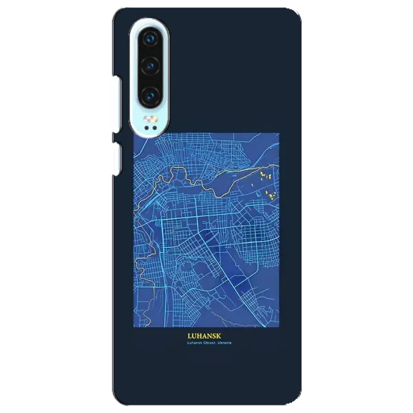 Чохол з принтом «Луганськ» для Huawei P30