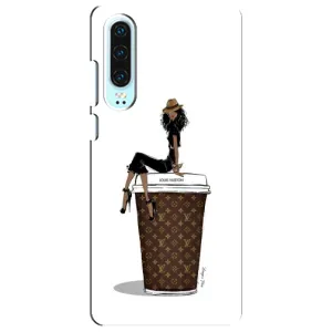 Чохли Луі Вітон для Huawei P30 (AlphaPrint - LOUIS VUITTON) (кава LOUIS VUITTON)