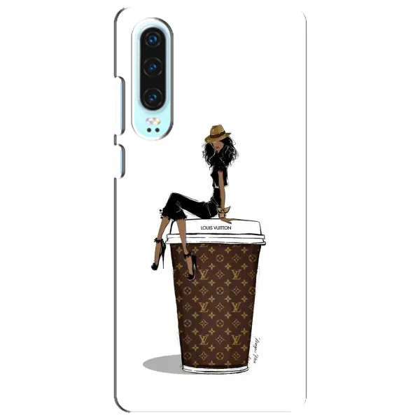 Чехол с принтом «кофе LOUIS VUITTON» для Huawei P30